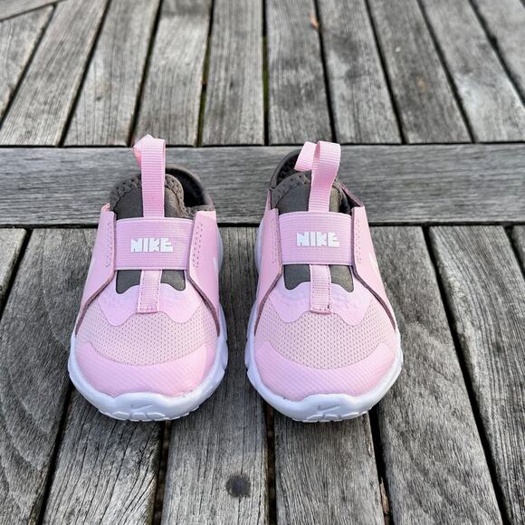Nike Flex Runner 2 Pink White Toddler Slip-On Shoes Size 6C DJ6039-600 NEW - Picture 12 of 12